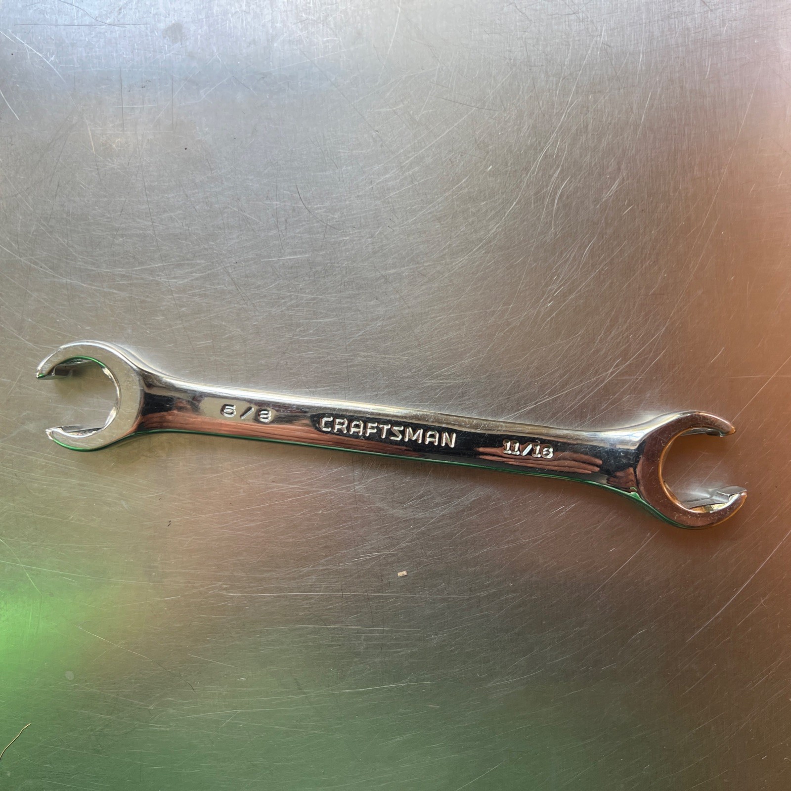Craftsman Professional Tool 42093 5/8″ x 11/16″ SAE Flare Nut Wrench 6 Point USA