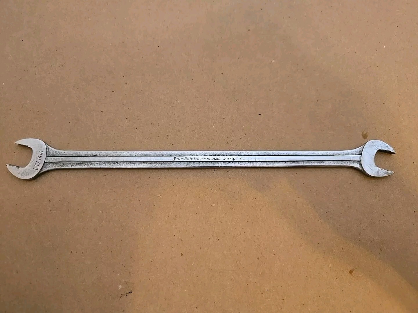 Blue Point Supreme 7/16″-1/2″ Low Torque Slime Line Open End Wrench LTA1416