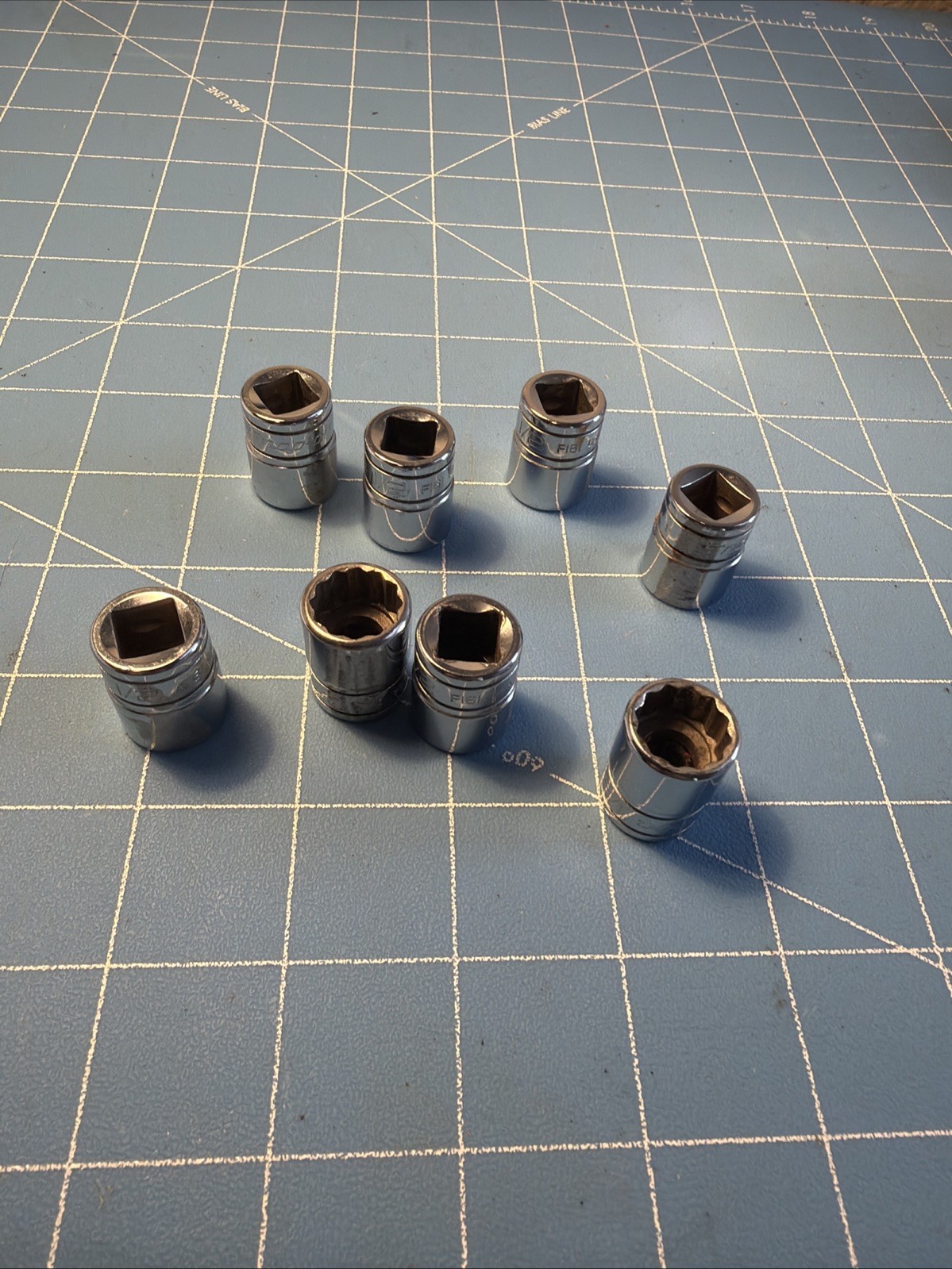 SNAP ON 1/2″F161 3/8″ DRV 12 POINT SAE SOCKET F 161 1/2 USA you get 1 OF 8