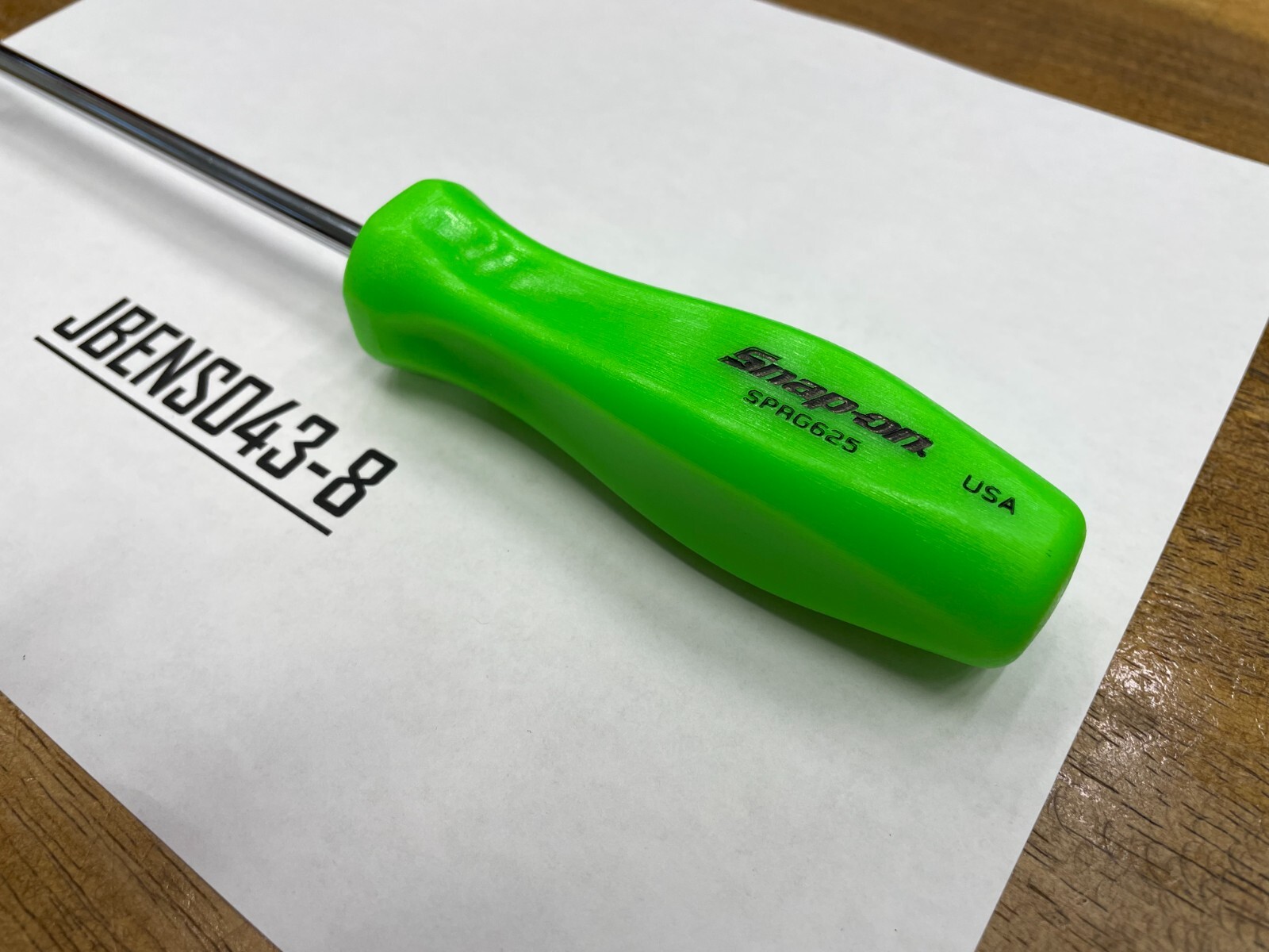 Snap-on Tools USA NEW GREEN 13/32″ Blade Width Push-Pull Spring Tool SPRG625G