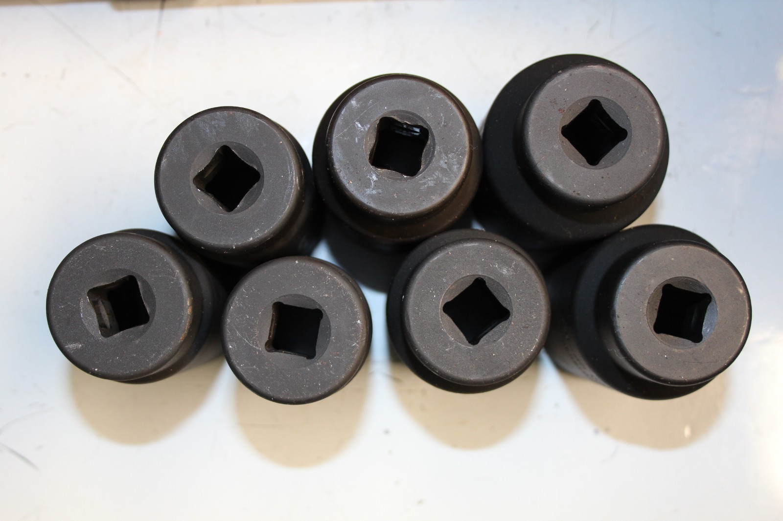GearWrench 41650 7 Piece Axle Nut Set 6-point Metric Sockets