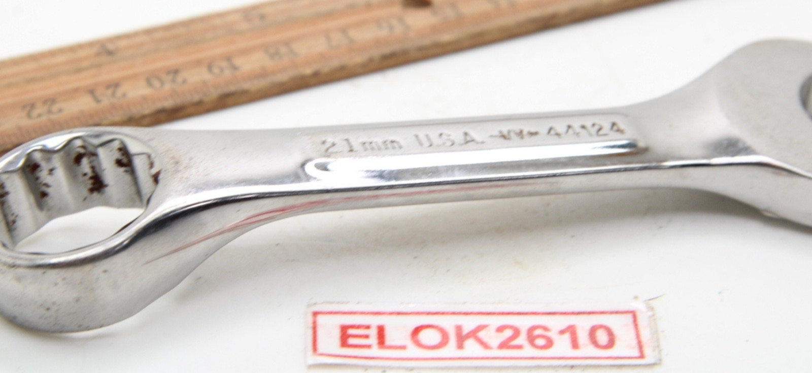 Craftsman VV-44124 21mm 12 Point Metric Stubby Combination Wrench Full Polish US