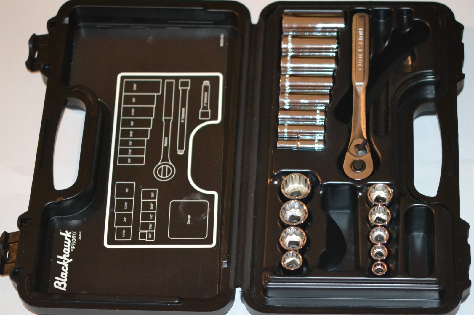 Blackhawk Proto Socket Set 3820-S, Not Complete 20 Piece 3/8″ Mechanic Set