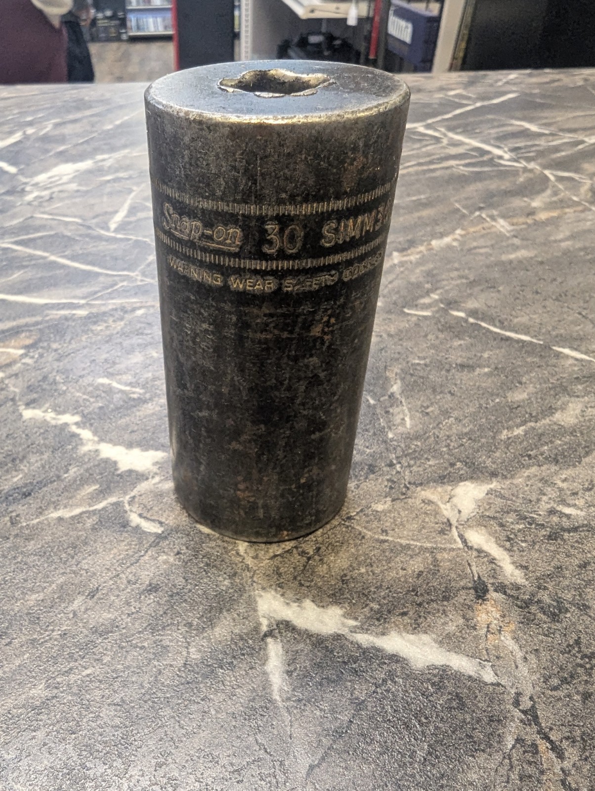 Snap-On Tools SIMM300 30mm 1/2″ Drive 6 Point Metric Deep Impact Socket