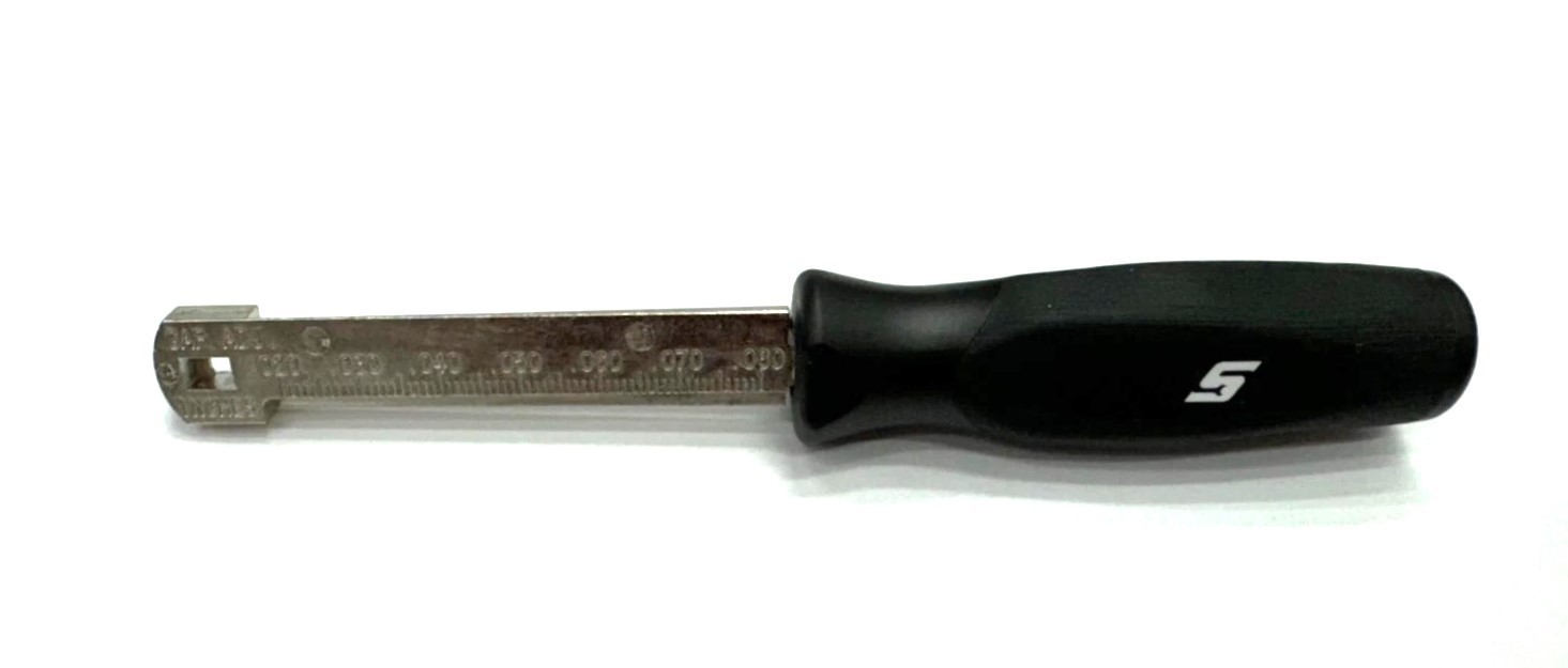 *NEW* SNAP-ON Pocket SPARK PLUG GAP GAUGE RAMP GAUGE *BLACK HANDLE* FBP2BLK