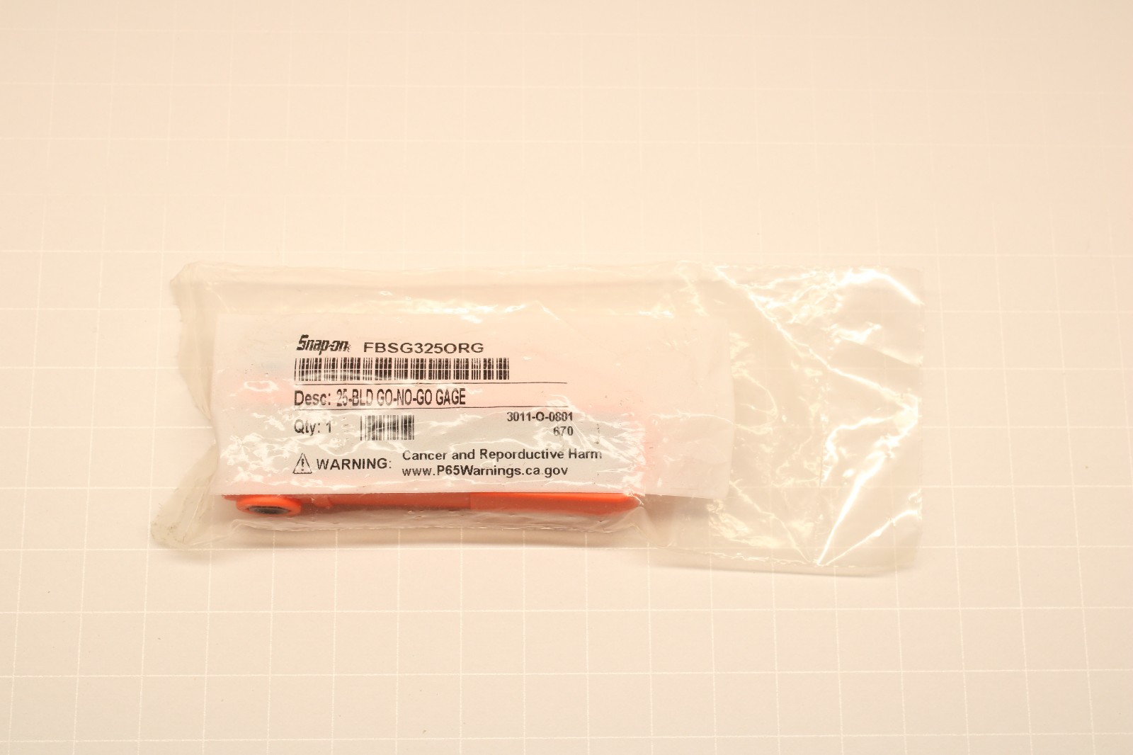 Snap-on Feeler gauge set fbsm325o NEW 25 blades