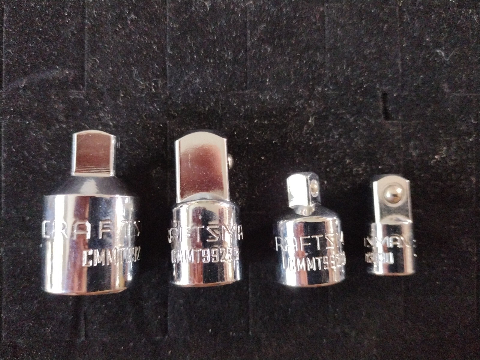 Craftsman 4 pc Socket Adapter Reducer Converter Set – 1/4 3/8 1/2 NEW