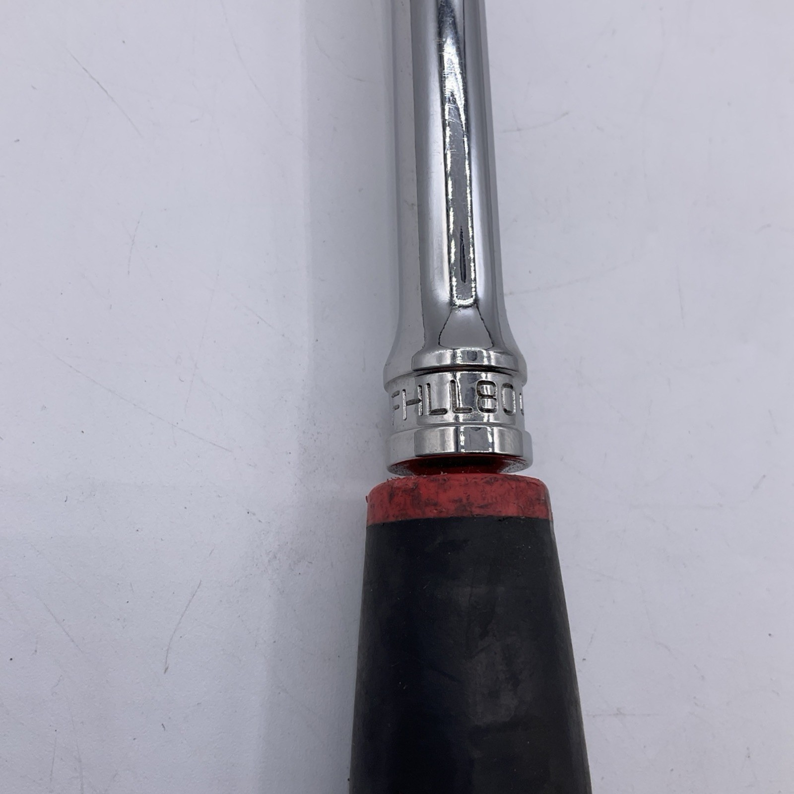 Snap-On FHLL80 3/8″ Drive Extra Long Soft Grip Flex Head Ratchet USA Chrome
