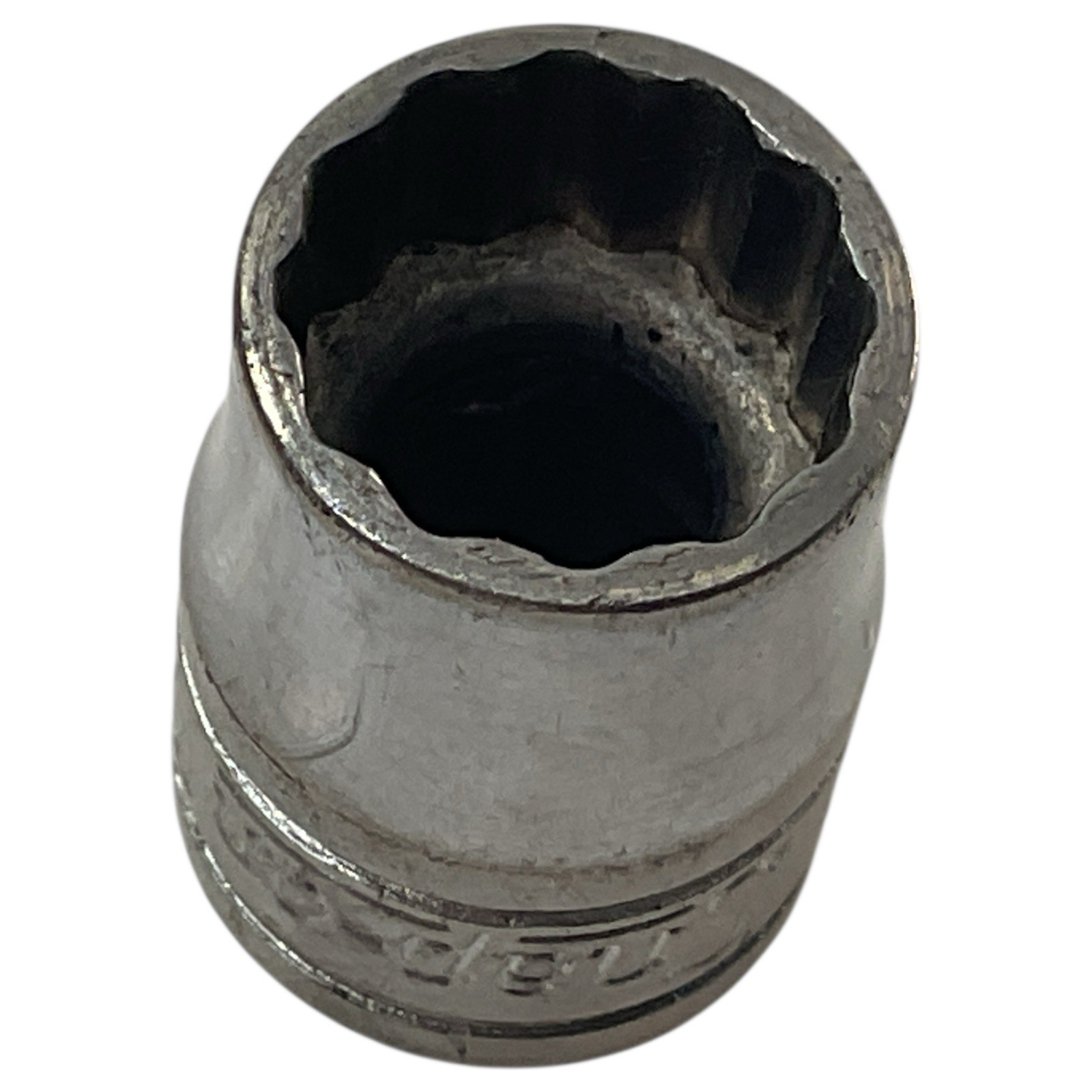 Snap-on Shallow Socket F141 3/8″ Drive 7/16″ SAE 12 Point As Pictured Fast Ship