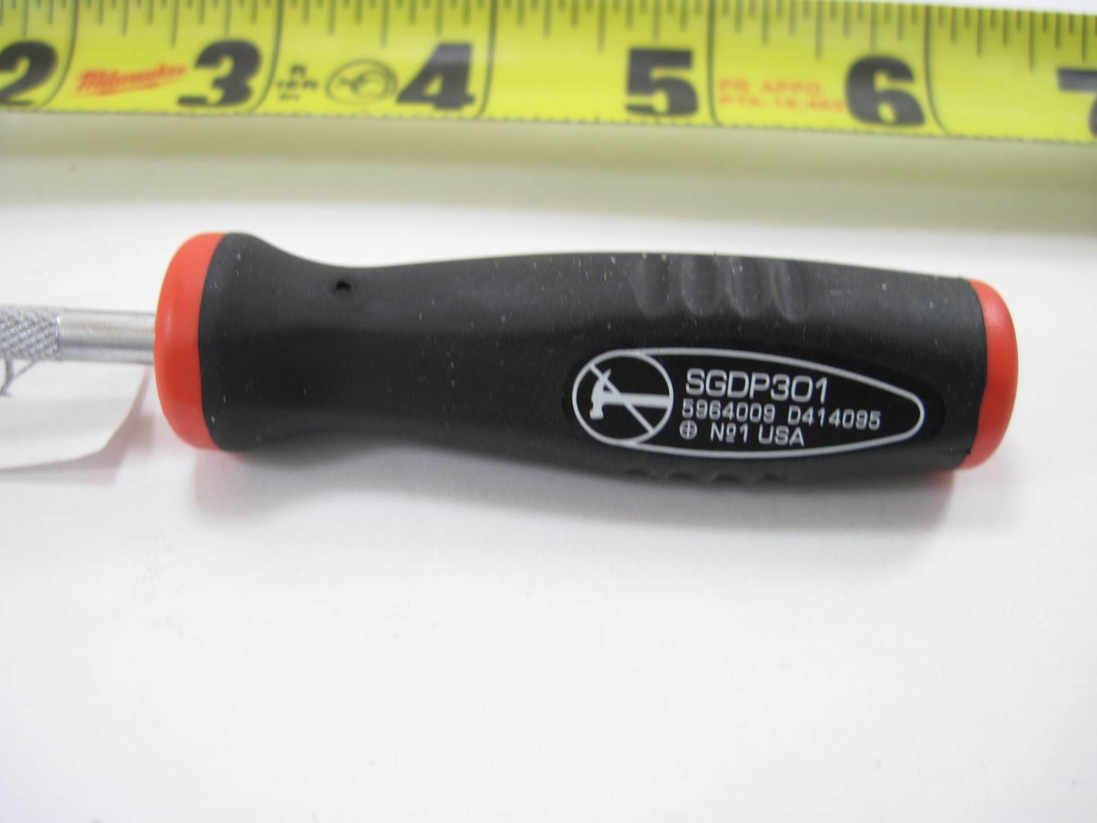 Snap On #1 Phillips Mini Screwdriver Soft Grip Orange Handle SGDP301 NEW