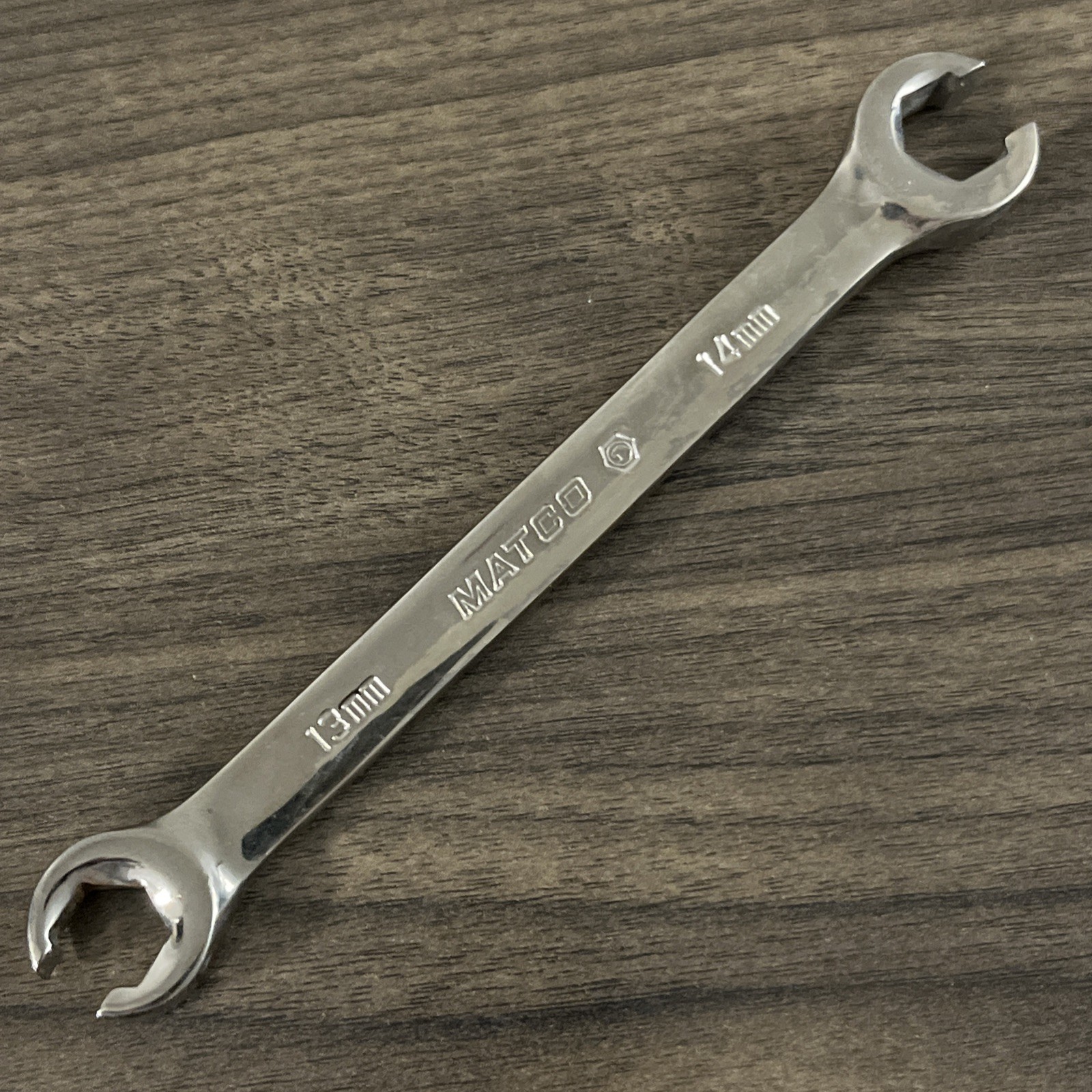Matco Tools RFM1314A 13mm x 14mm Metric Flare Nut Wrench 6 Point Chrome USA