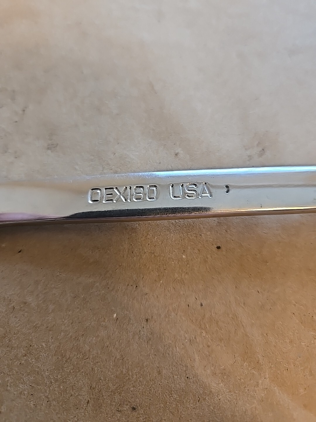 Snap On 9/16″ 12PT SAE Short Chrome Combination Wrench OEX180
