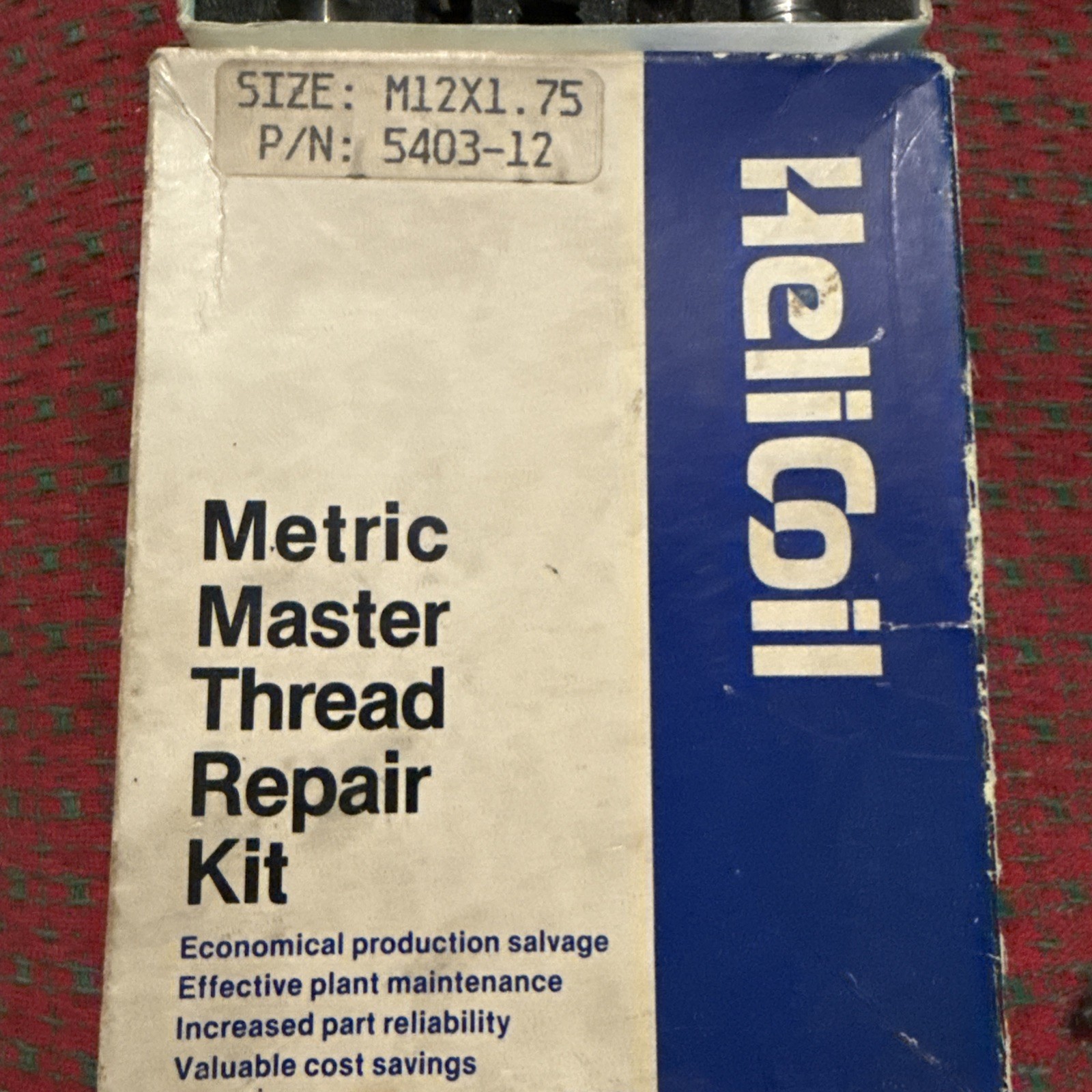 Helicoil Master Thread Repair Kit M12 x 1.75 5403-12 🇺🇸