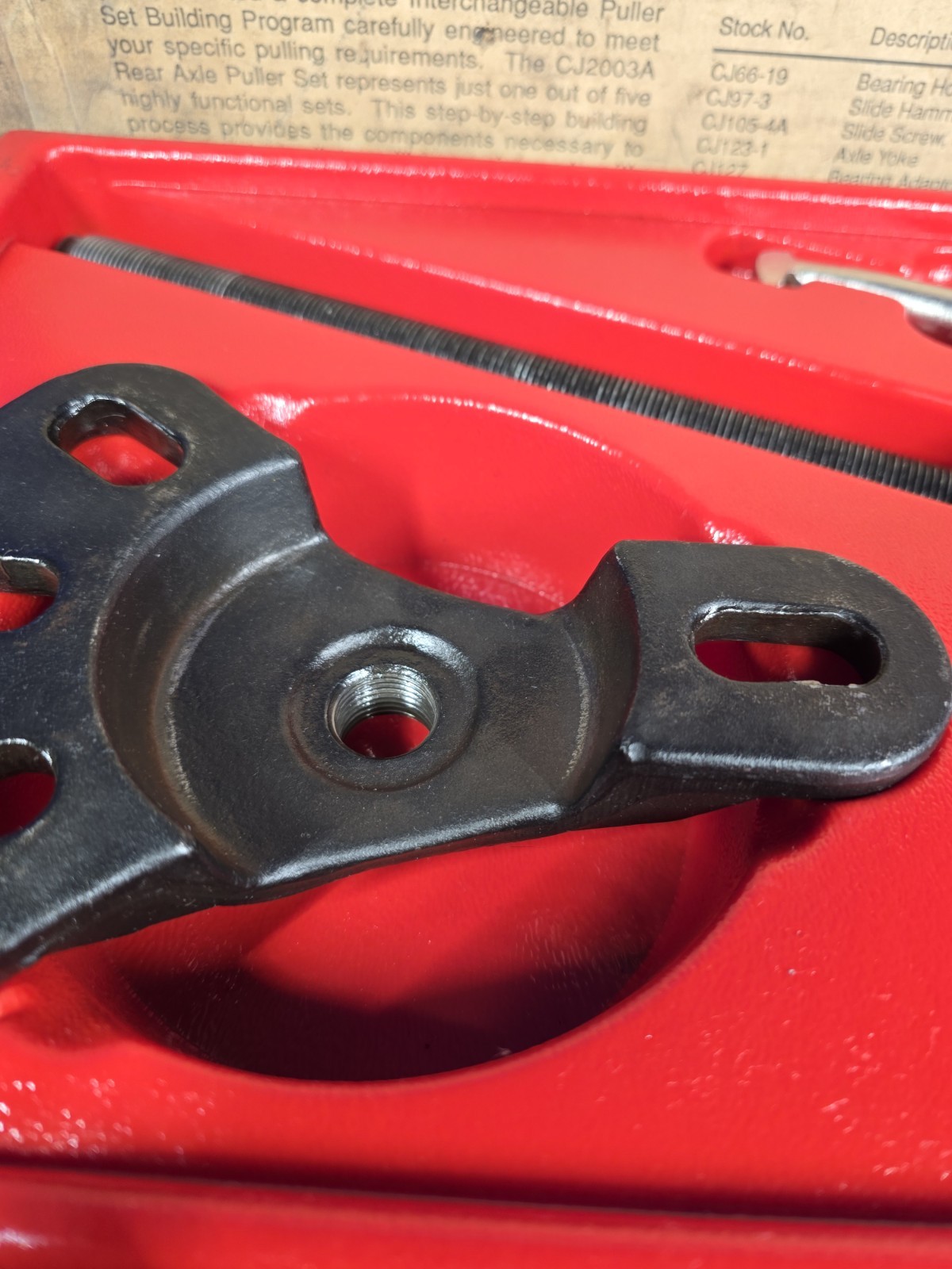 Snap-on Tools CJ2003A 7-Piece Rear Axle Slide Hammer Puller Set