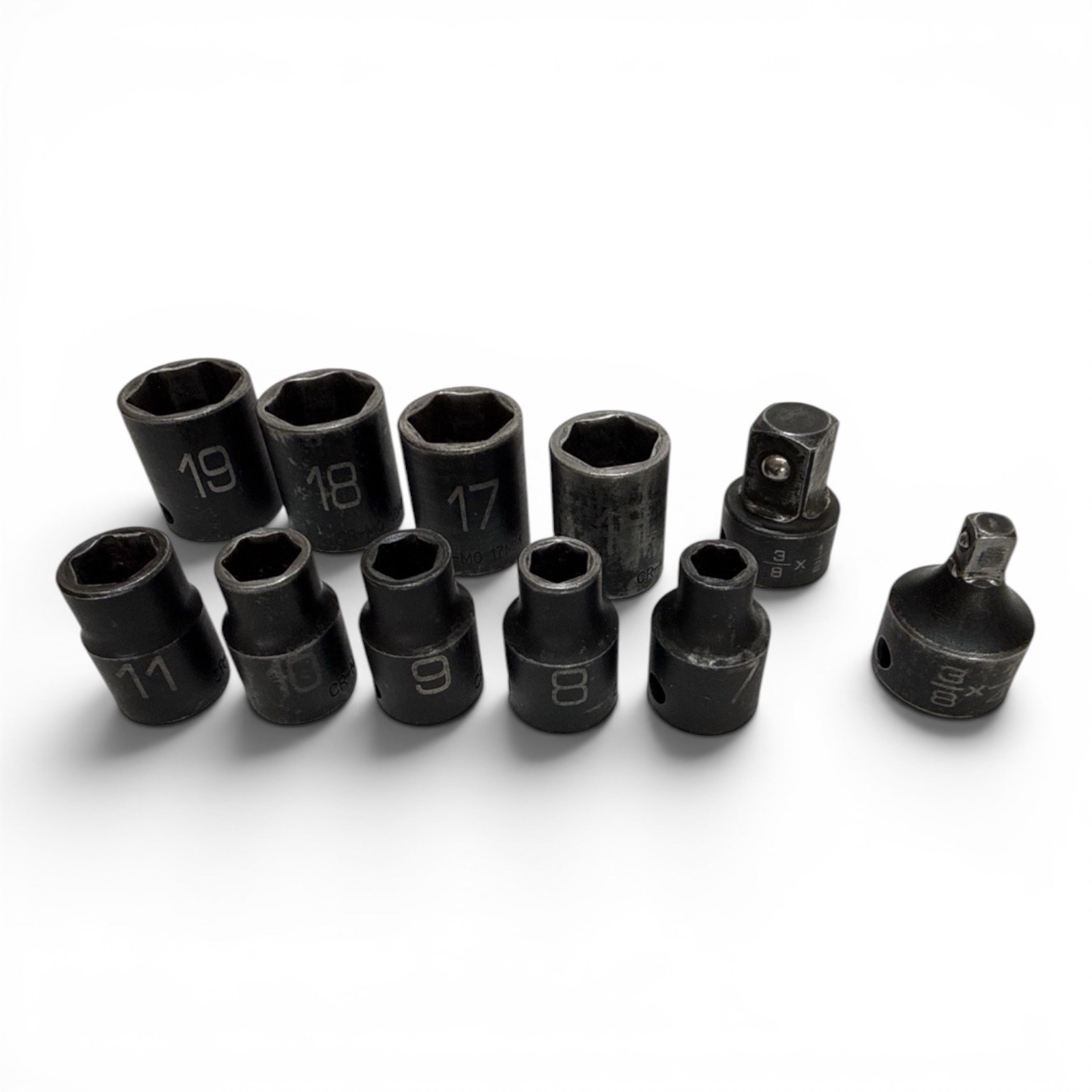 Matco 3/8” Drive Metric Shallow Impact Socket Set BP Series 7-19mm w/Adapter