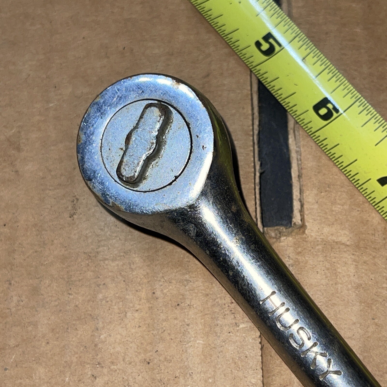 Vintage Husky USA CS 43 1/2 Drive Reversible Socket Ratchet Working CS43 1/2″