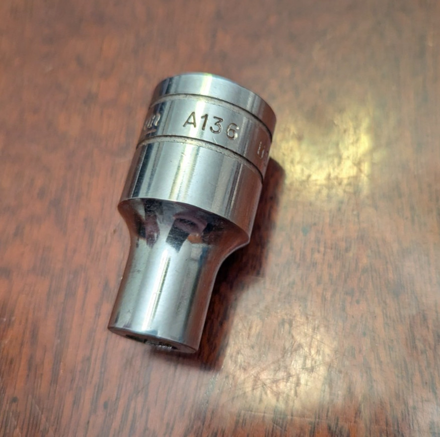 Snap-On Tools USA A136 Oval Shock Absorber Specialty Socket 1/2″ Drive