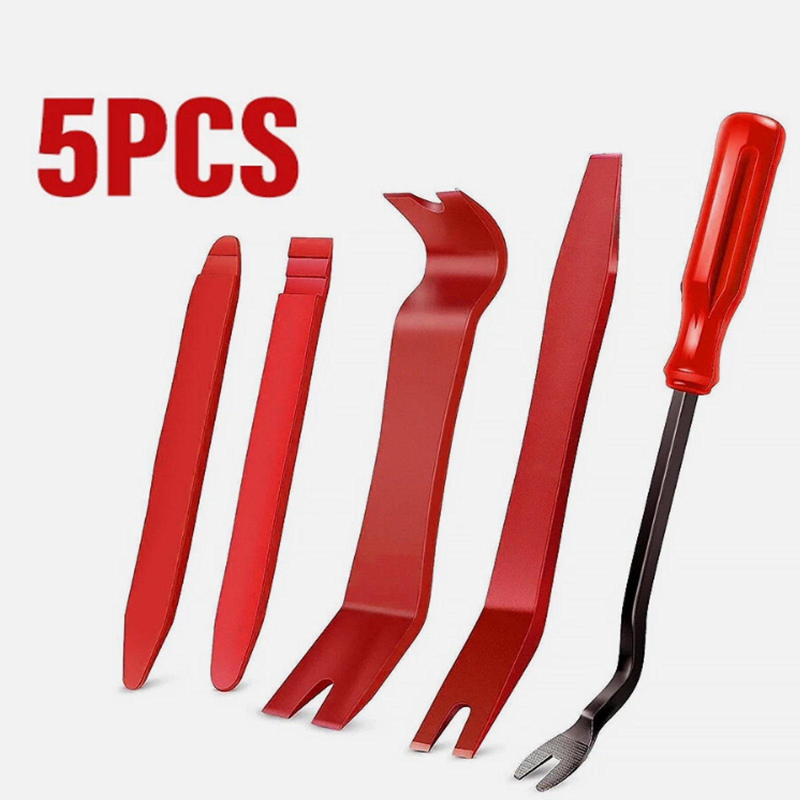 Plastic Trim Removal Pry Tool Set for Car Radio Panel Door Dash Clip Fasteners