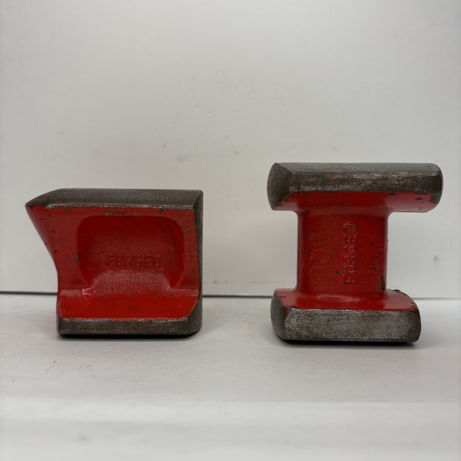 Anvil Hand Dolly Set (2-Piece) – Good Condition, Forged, 1lb 12oz & 1lb 14oz