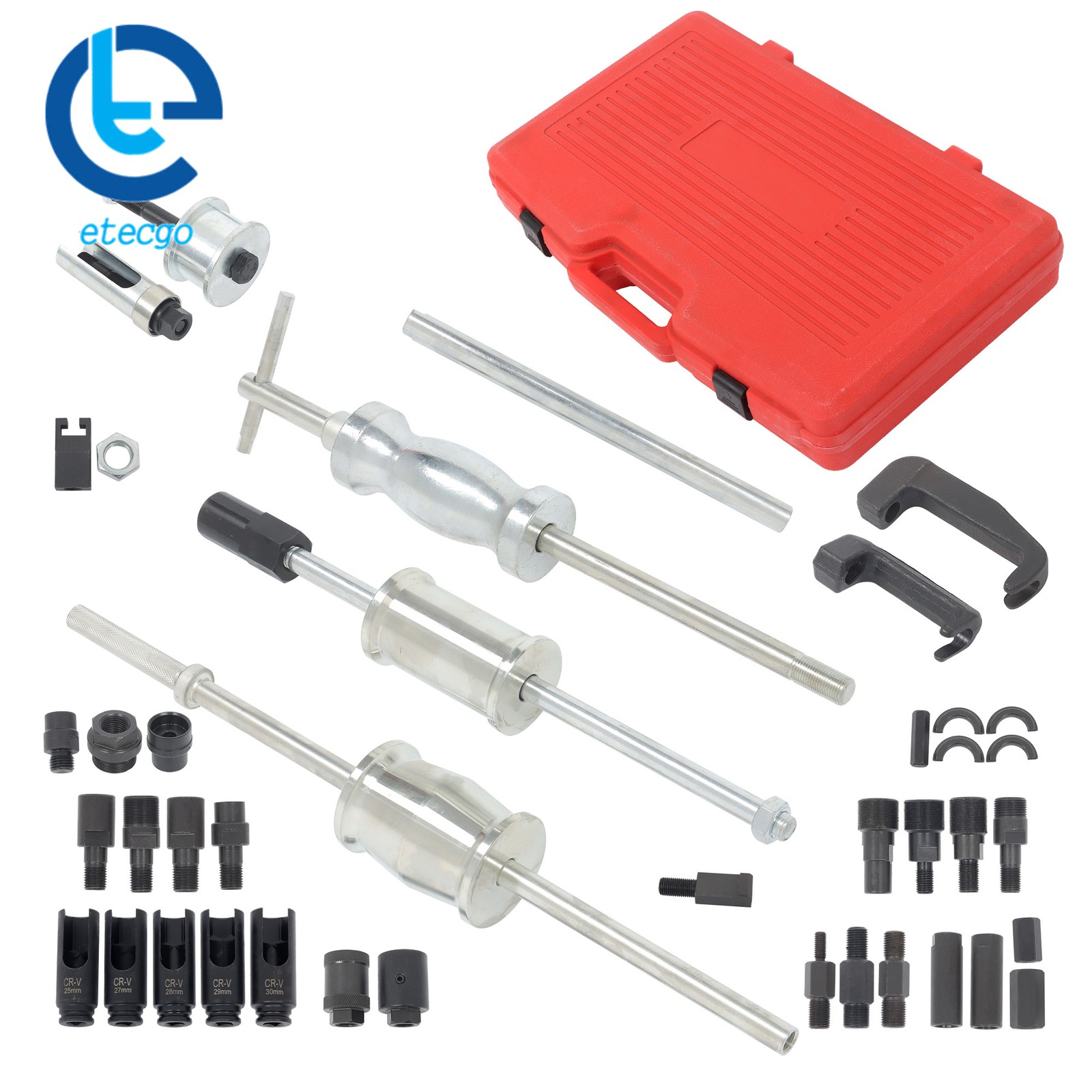 40Pcs Auto Diesel Engine Injector Remover Slide Hammer Puller Extractor Tool Set
