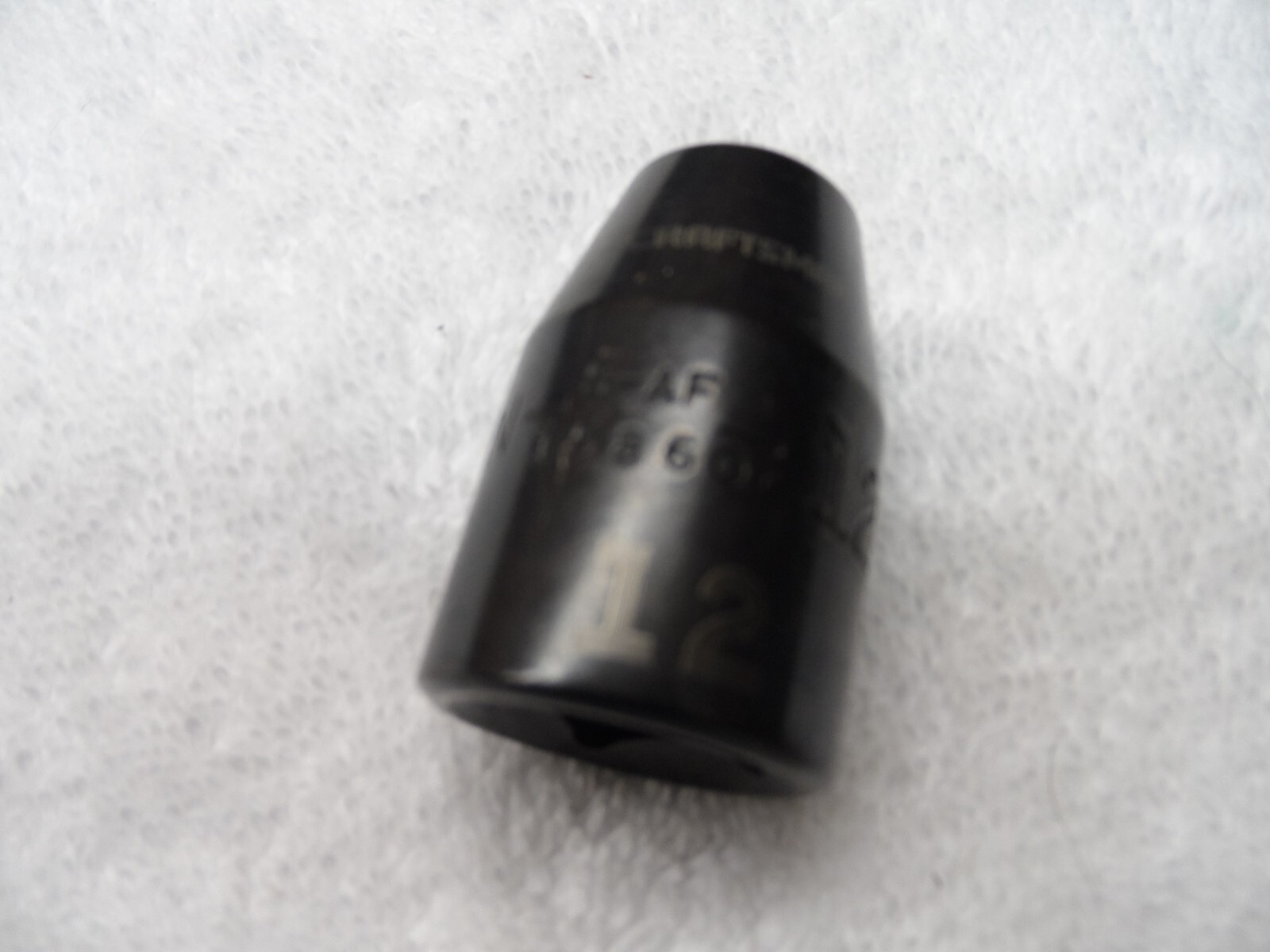 Craftsman 1/2″ Drive Impact Metric MM Shallow Socket, 12 mm Part # 15860 (loose)