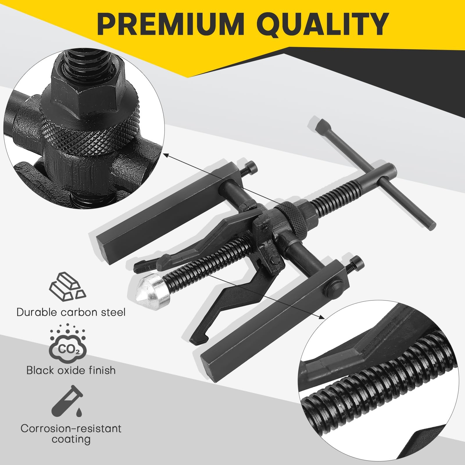 Acymner 3 Jaw Inner Bearing Puller Set | Blind Set, Bushing…