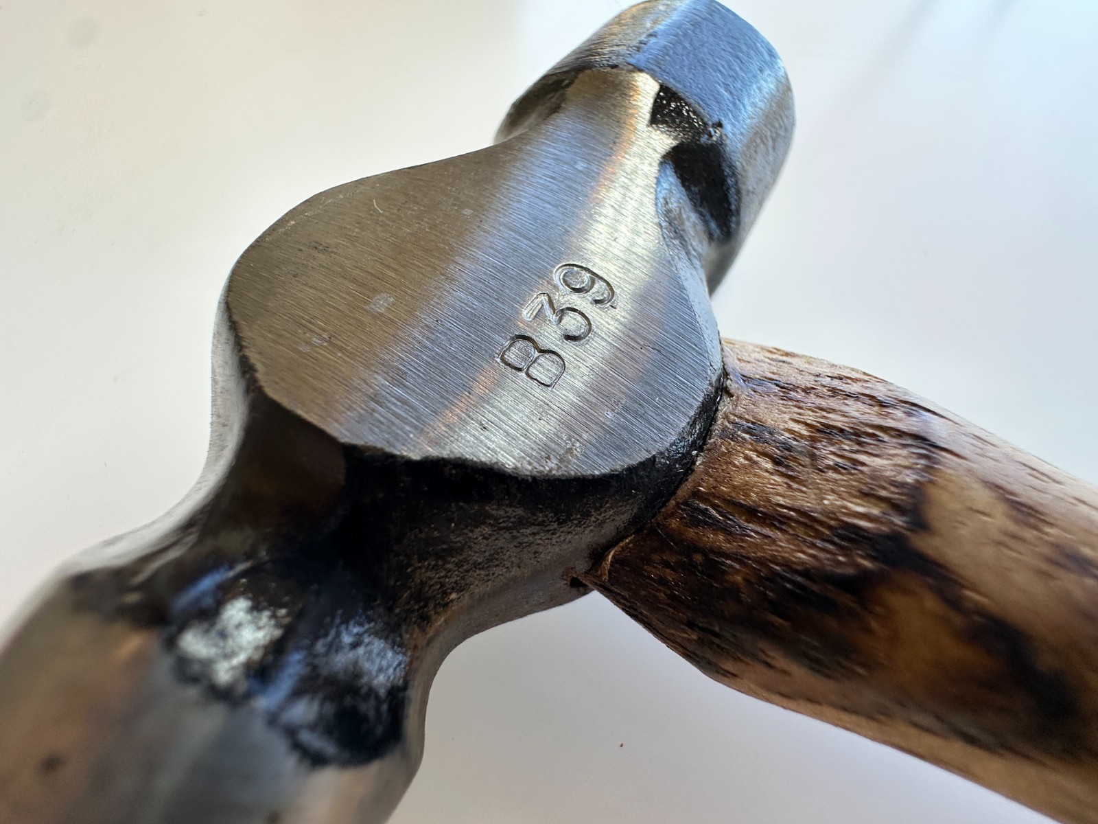 True Temper USA No. 1308 Ball Peen Hammer w/ Wood Handle – 12″ Long – NOS, NEW