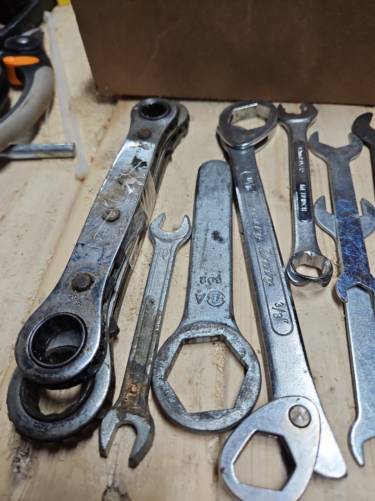 21 Piece Wrench Lot. Various Sizes, Types, And Manufacturers