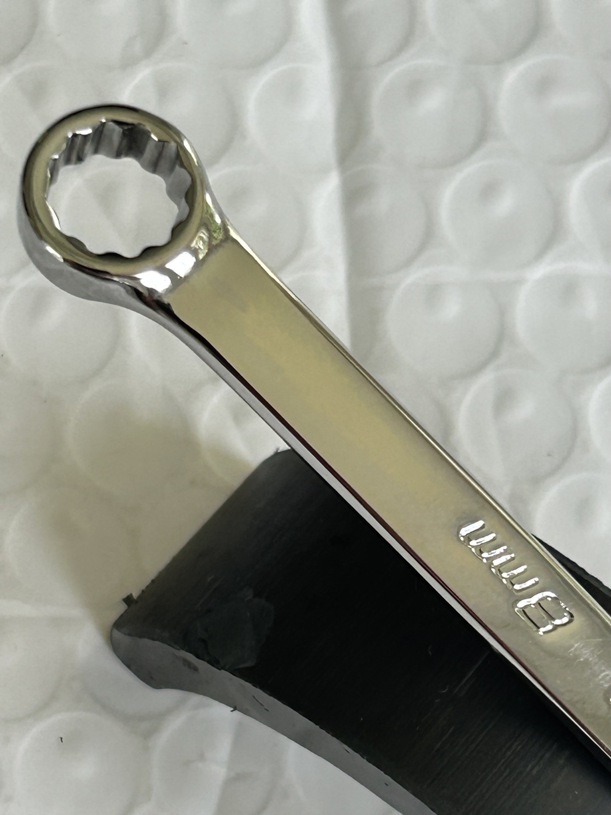 Snap-on USA 8mm OEXM80B Long Combo Wrench 12-Point. SUPER CLEAN. DATE CODE 2017.