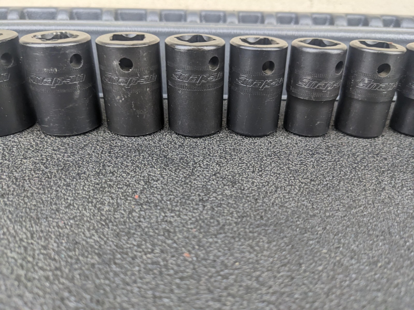 #bm248 Snap On Tools 315IMMYA 15pc 1/2″ Drive Metric Impact Socket Set 10-24mm