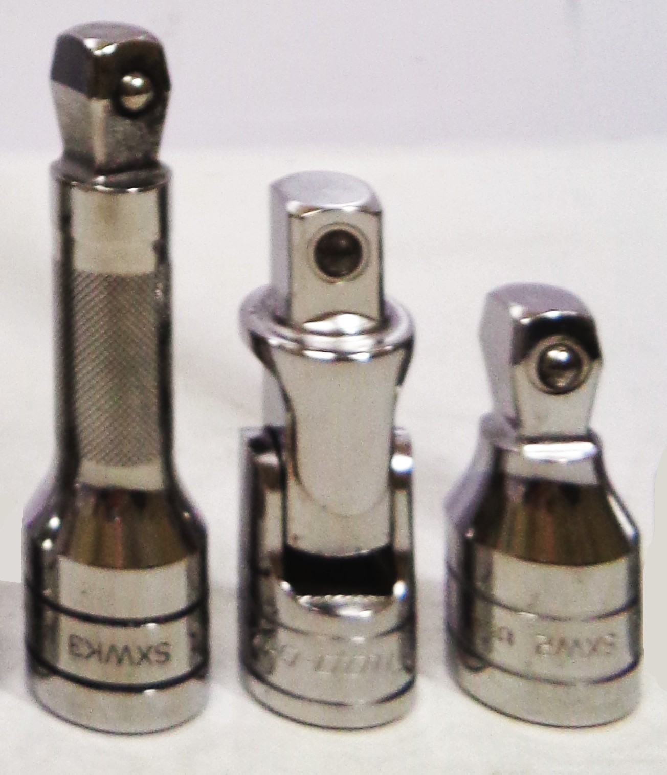 Snap-on ~ 6pc 1/2″ Drive ~ Knurled Socket Extension Lot ~ Wobble & Standard