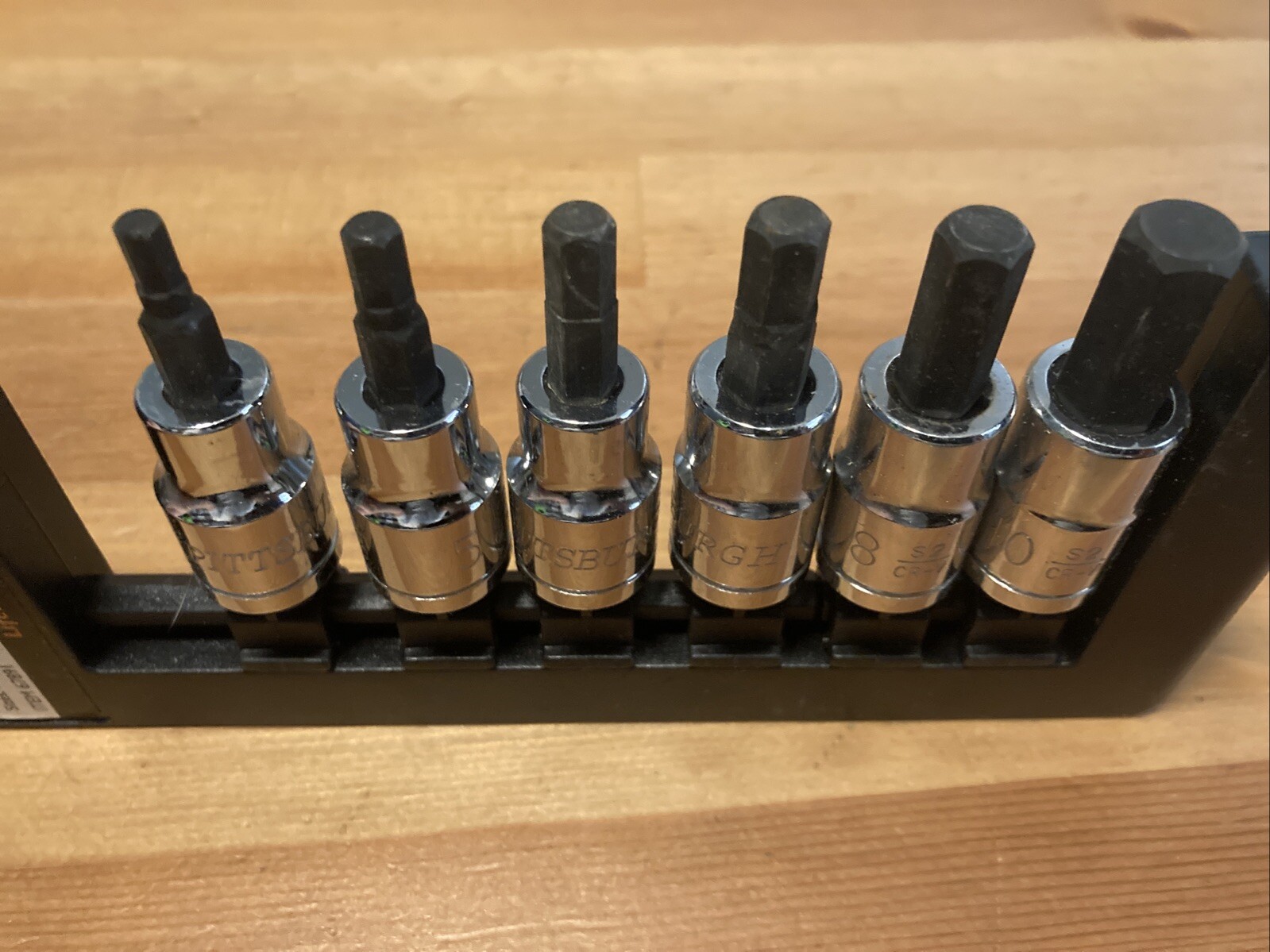 Pittsburgh 6pc Impact Hex Socket Set Metric 67891