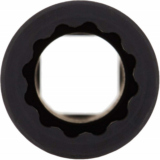 1/2″ Drive Deep Impact Sockets,12 Point, SAE, Black Industrial Finish, Williams