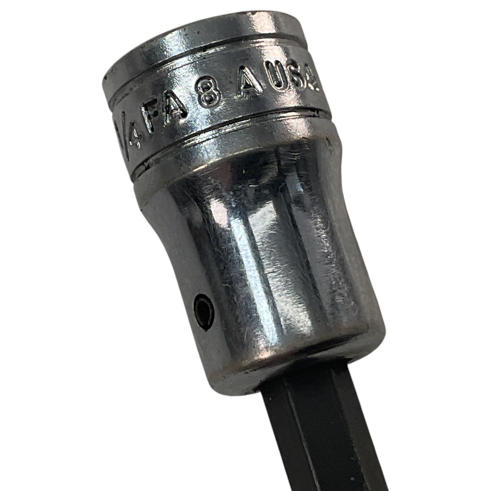 Snap-on Hex Bit Socket 1/4″ SAE 3/8″ Drive FA8A Sold As Pictured Mechanic Tool