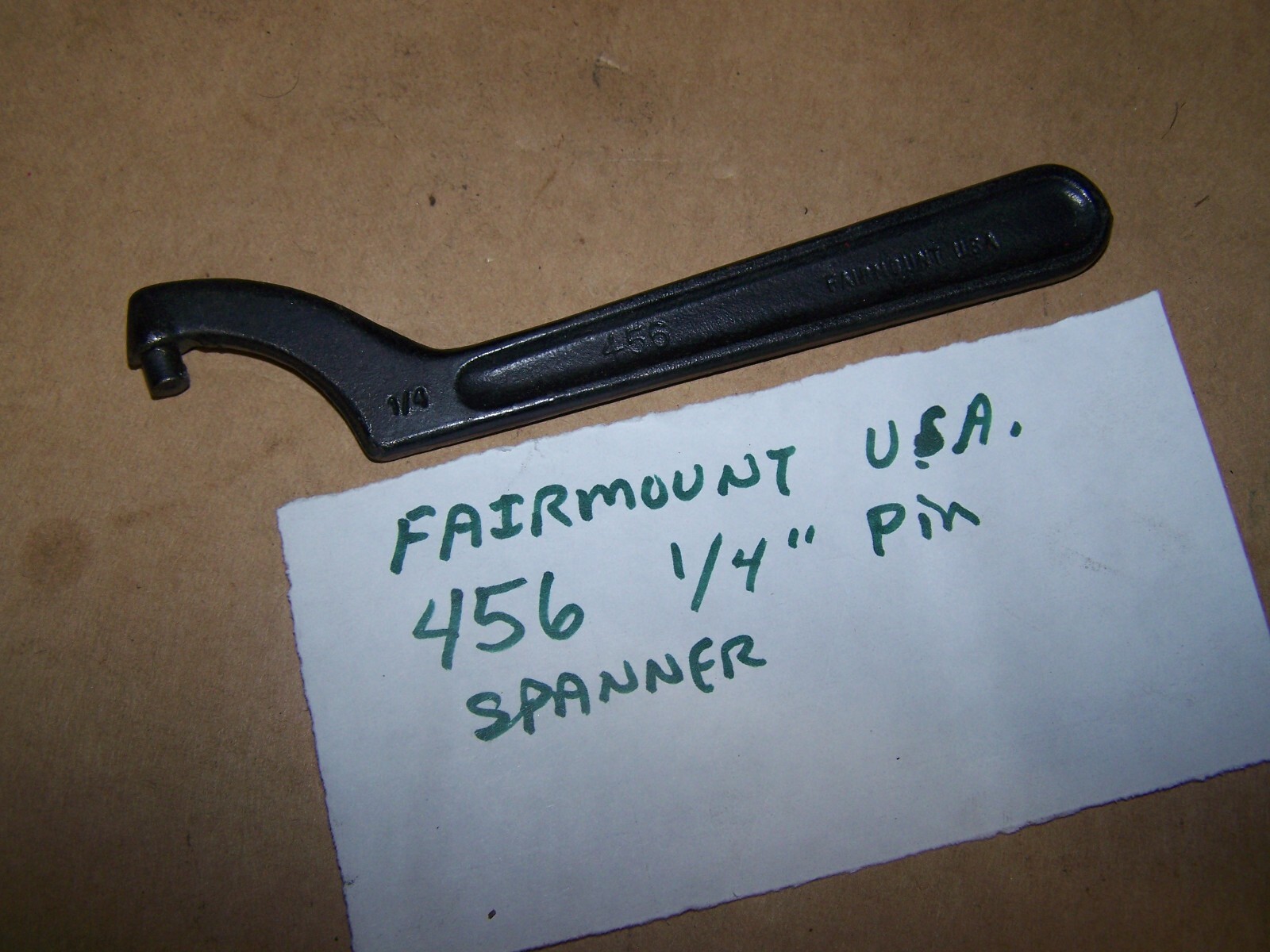 FAIRMOUNT #456 ADJUSTABLE SPANNER WRENCH PIN