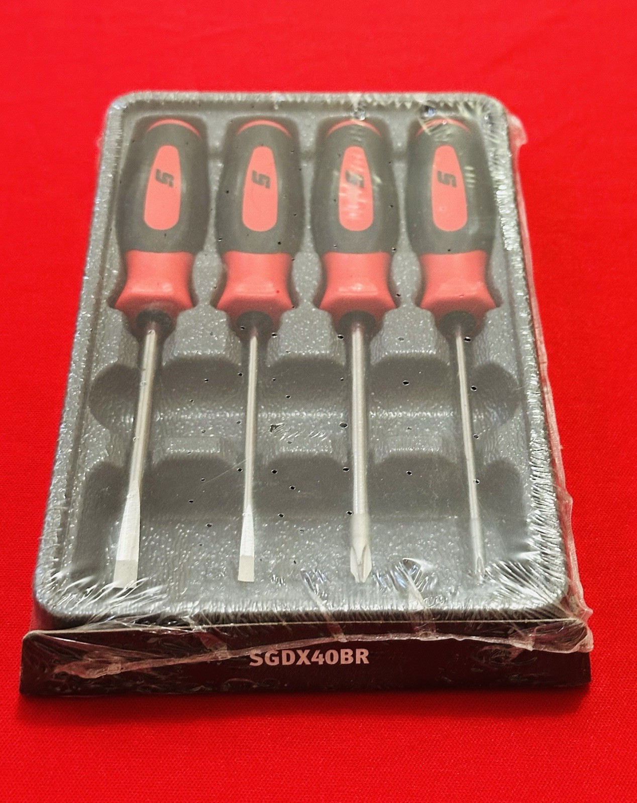 Snap On Tools Mini Screw 4 Pieces Set Red – SGDX40BR New