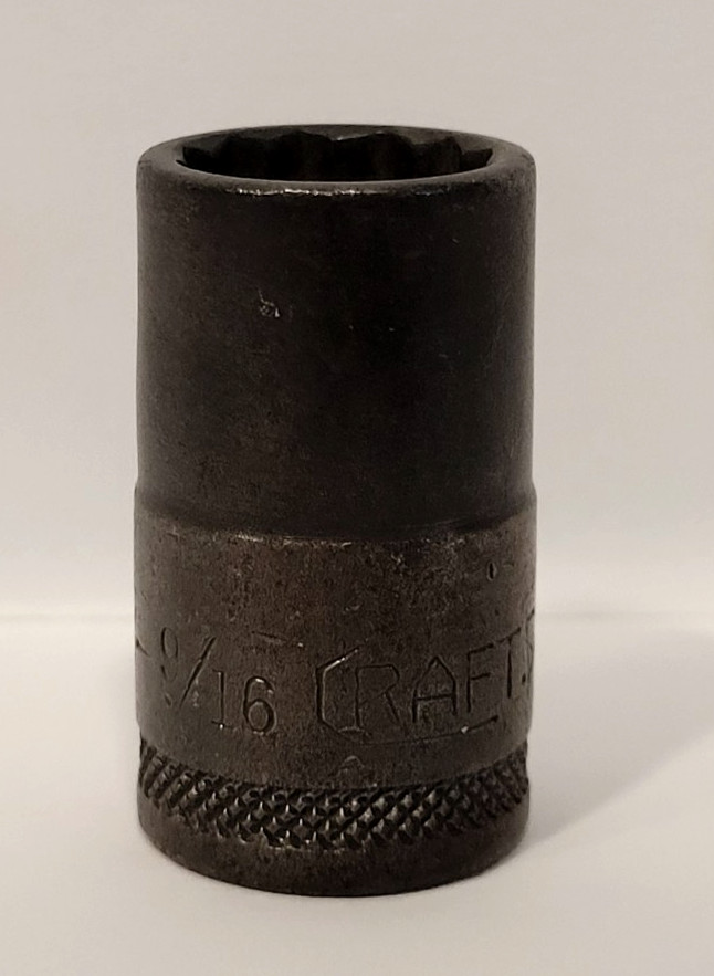 Vintage Craftsman BE Series Long C 9/16″ 1/2″ Drive 12-Point Socket