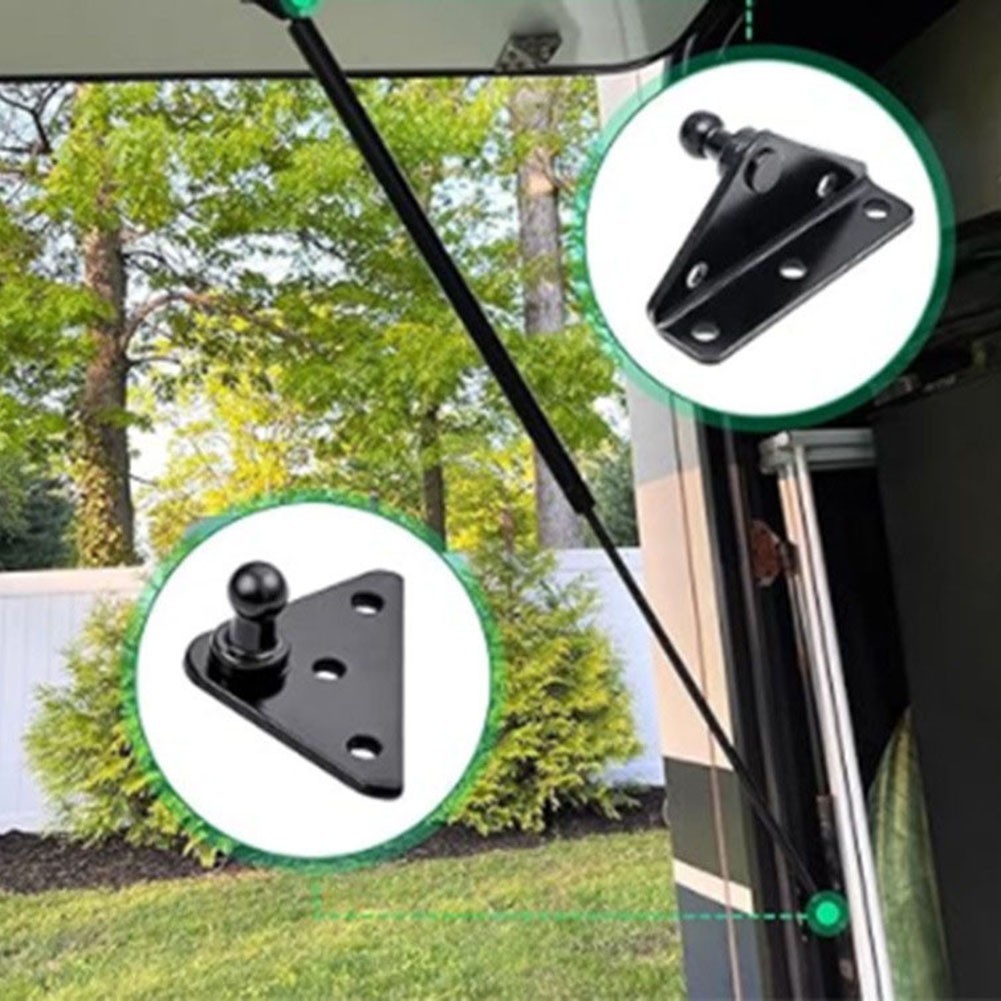 For Gas Strut Compatible 10mm Ball Stud Mounting Brackets with Hardware