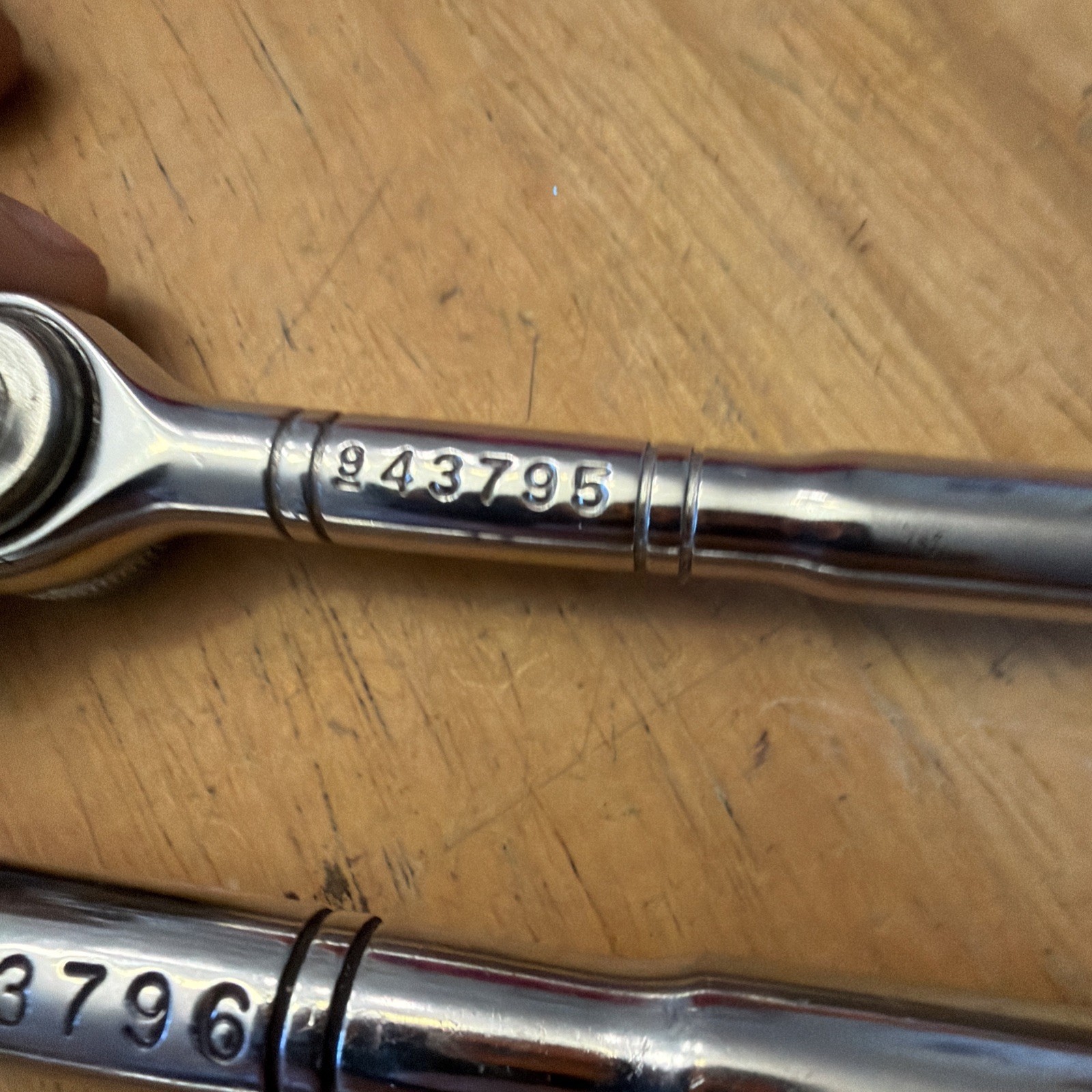 Craftsman 3 ratchet set Drive Thumb Wheel Tri-Wing Ratchets 943795-97 USA Used.