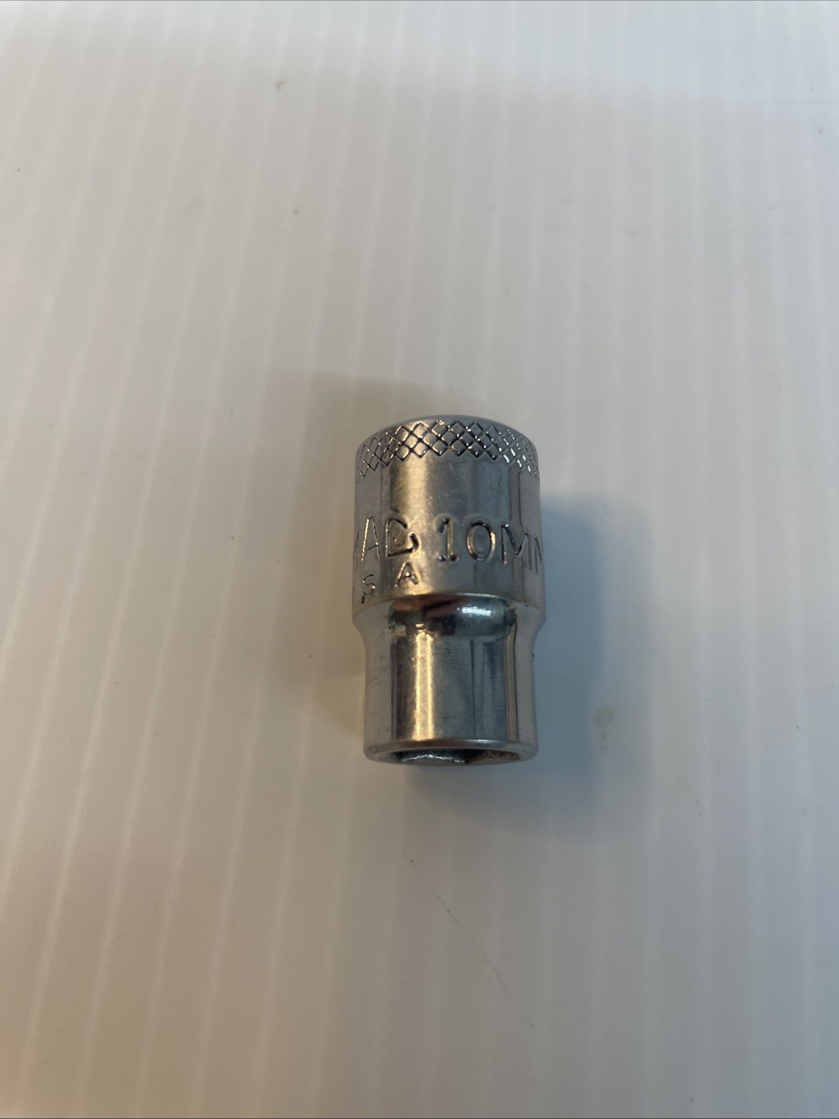 Mac Tools X6 10MM – 10mm 6 Point 3/8” Drive chrome socket made in USA-Pre Owned