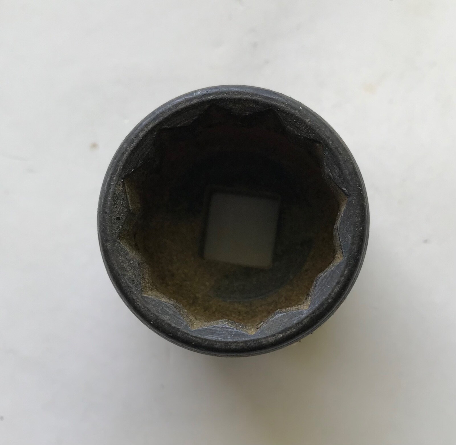 Vintage STW 1-1/16 In SAE 1/2″ Drive 12 Point Impact Socket USA Made 1950’s