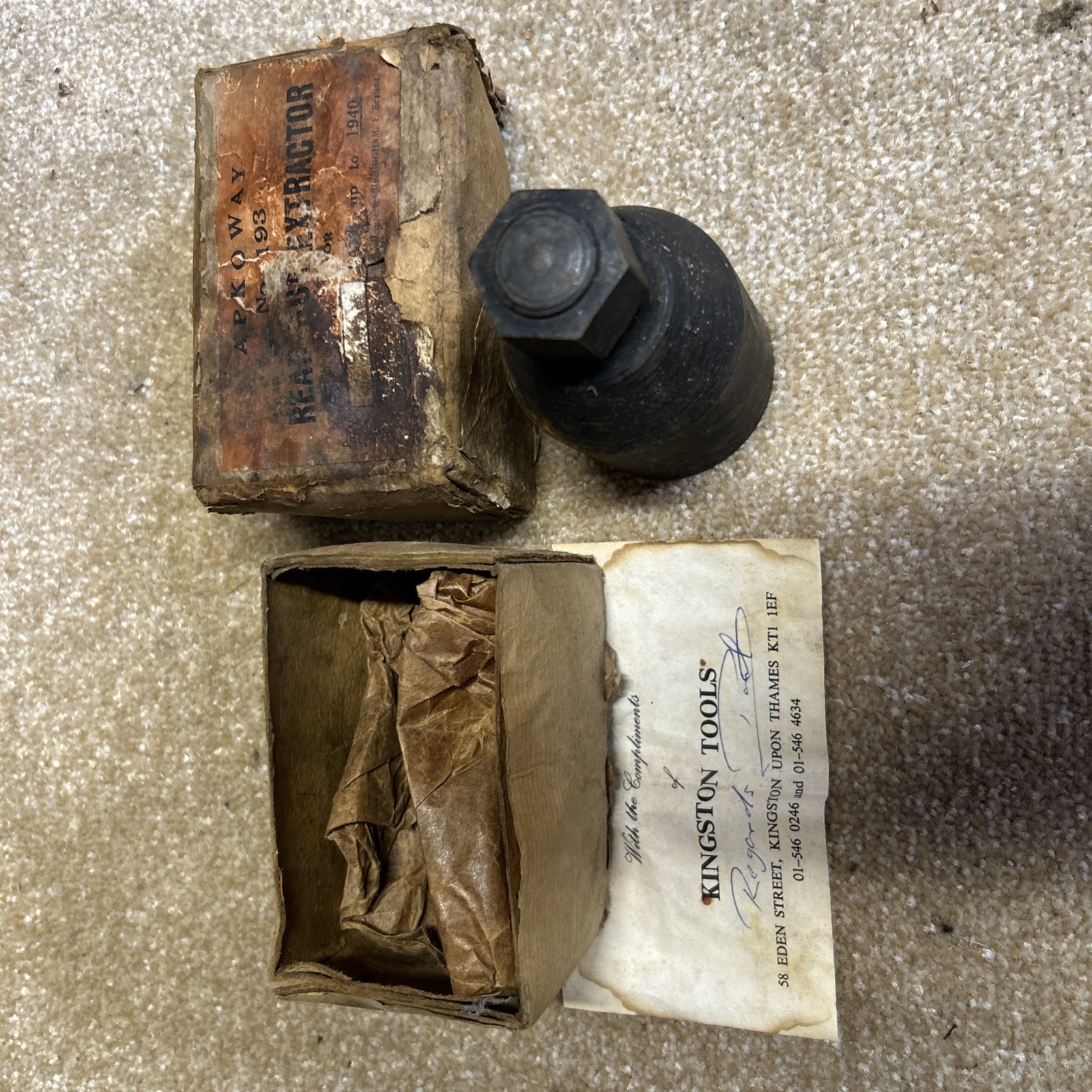 Apkoway Rear Hub Extractor Tool Vauxhall Car And Bedford Light Vans 1938-1945