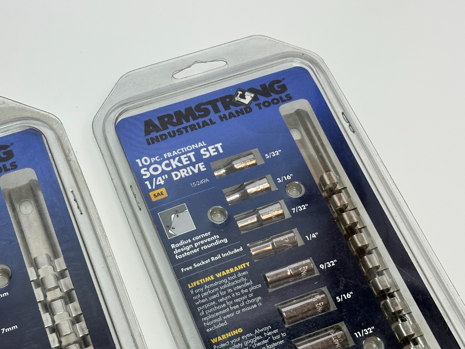 Armstrong Tools USA Metric & SAE 1/4” Drive Shallow Socket Set(s) 44-322A 15-249