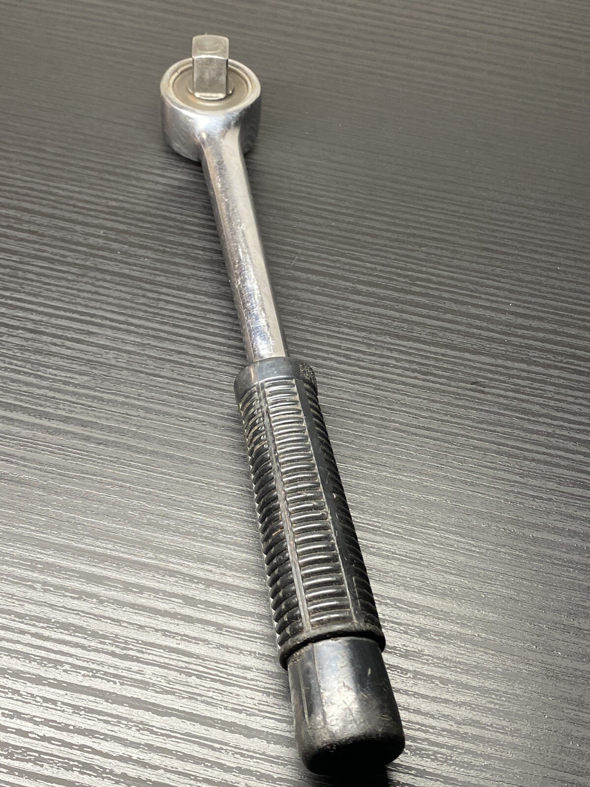 Vintage Proto 1/2” Drive Ratchet No . 1660-3 Small Head Soft Grip Fine Tooth