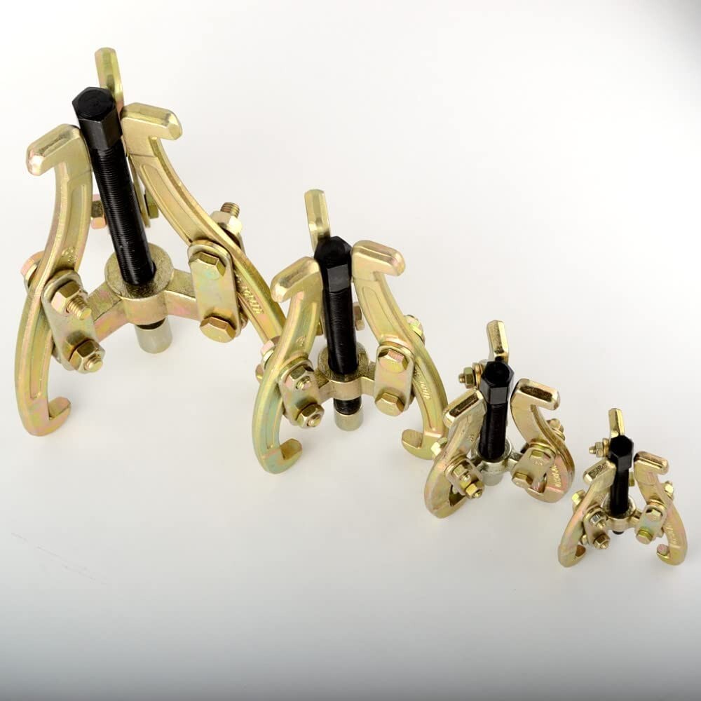 4PC 3-Jaw Gear Puller Set – 3″, 4″, 6″, 8″ | Removal Tool for Gears, etc.
