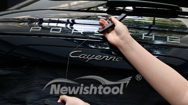 Car Emblem Removal Tool Kit – 5PCS Badge Remover with 60CM PE Cord for Logos & N