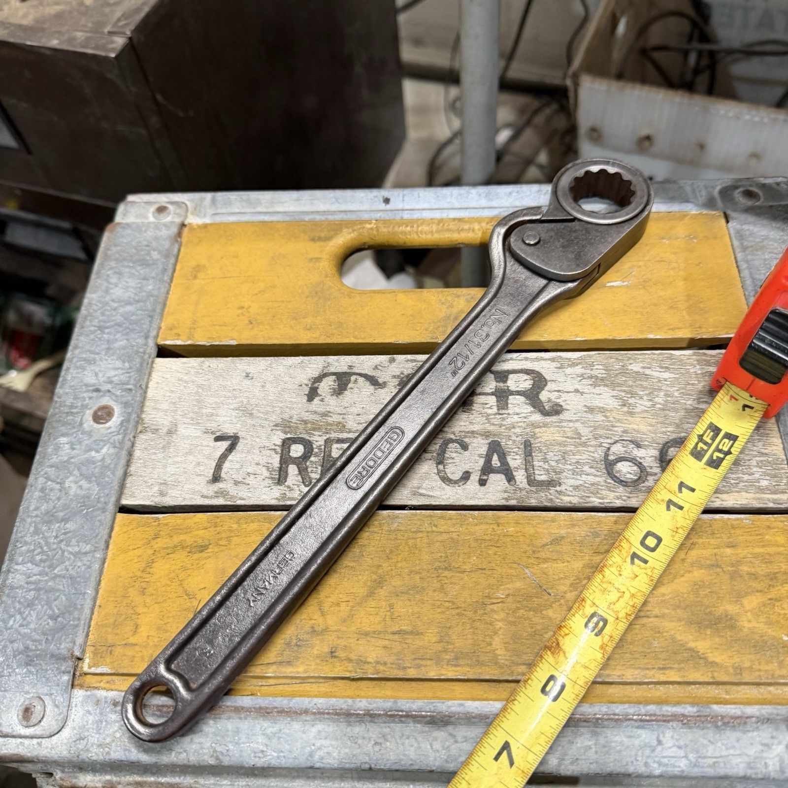 Gedore No. 31/12″ Vanadium Germany 24mm 12-point Gearless Wrench