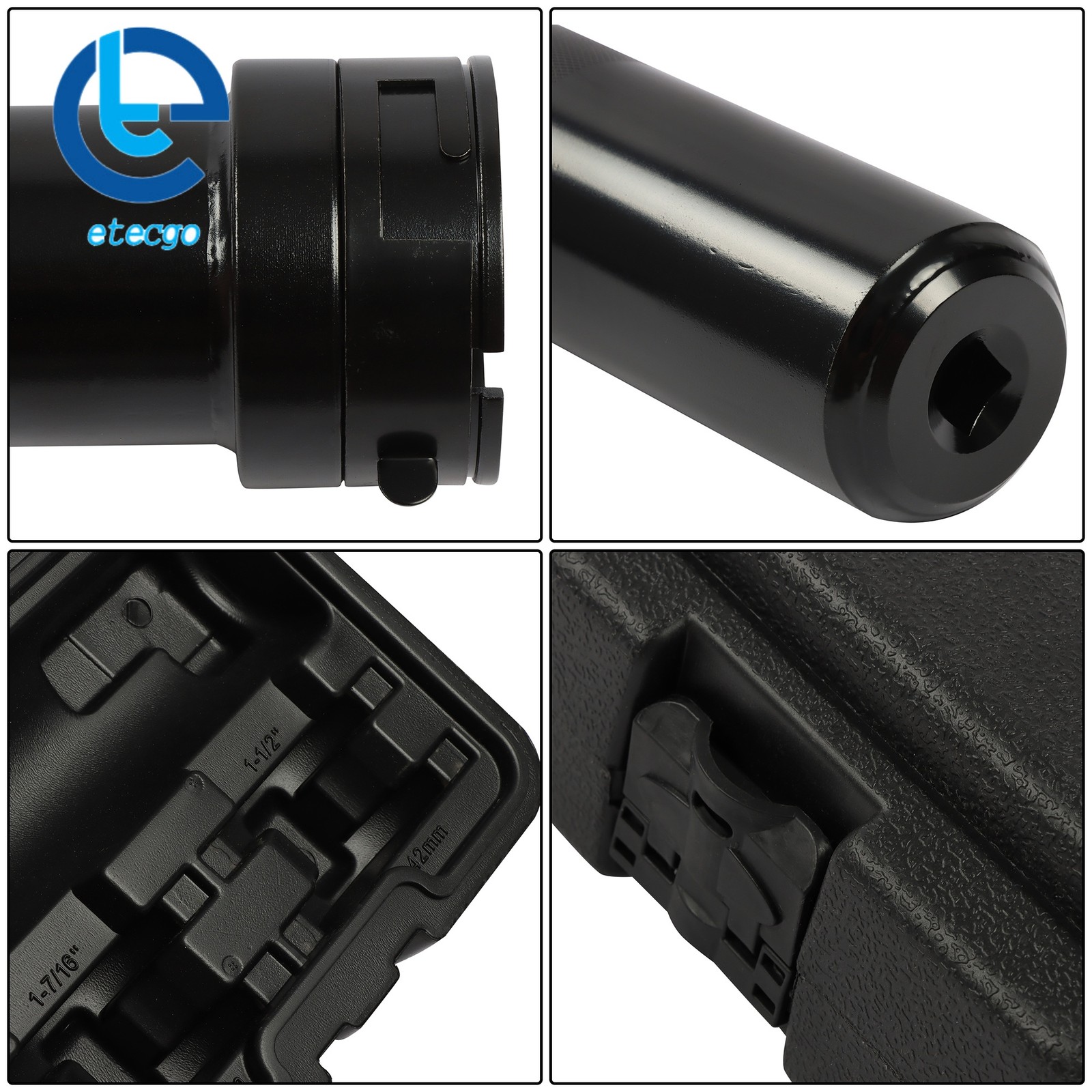 New 13pc Inner Tie Rod Removal Installation Tool Set with 12 SAE Metric Adaptors