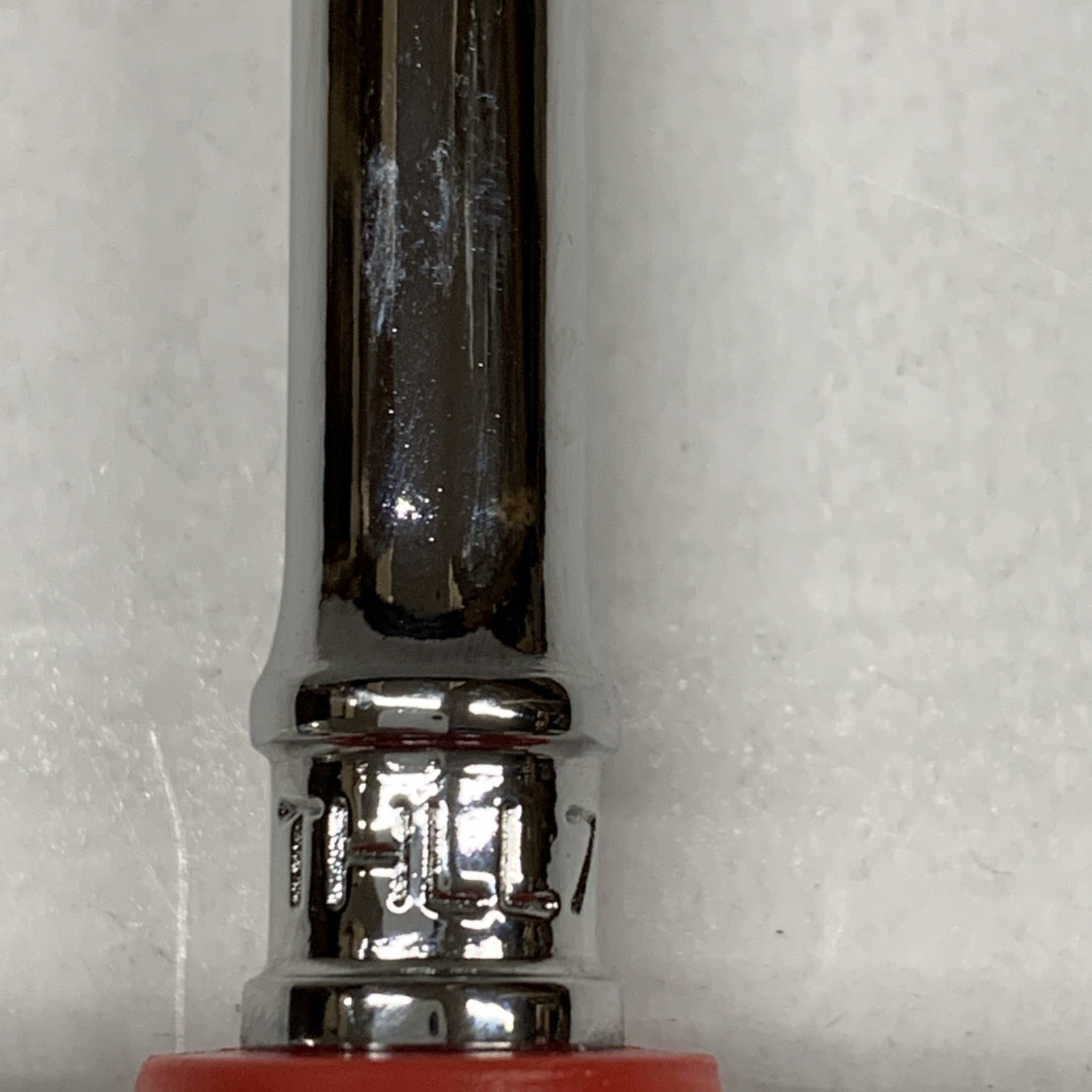 Snap On Tools USA THLL72 RED 1/4″ Drive Soft Grip Extra-Long Handle Ratchet NEW