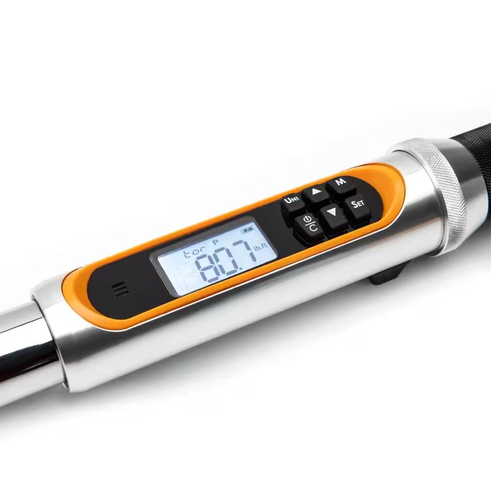 1/2 in. Drive 120XP 50-250 ft./lbs. Flex-Head Electronic Torque Wrench with Angl